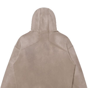 Sudadera con Capucha de Felpa 100% Algodón para Hombre, Estilo Único, Transpirable, con Bordado y Efecto Desgastado por el Sol, con Bolsillo, Nueva Colección en Oferta - Product Image 5