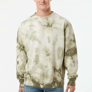 Qualité supérieure hommes lavage à l'eau sweats en gros pull personnalisé léger tenue décontracté couleur unie lavage à l'eau sweats - Product Image 3