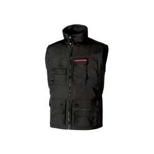 U-POWER premier gilet de travail en carbone noir design pour le confort et le style - Product Image 1
