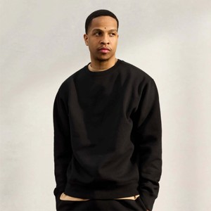 เสื้อสเวตเตอร์คอกลมขนแกะอบอุ่นสำหรับผู้ชายและผู้หญิงสวมใส่สบายสำหรับฤดูหนาวทุกวันและสวมใส่สบายเทคนิคการย้อมธรรมดา - Product Image 2