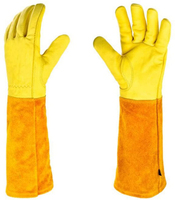 Gants Tig en cuir de peau de vache jaune de haute qualité XL imperméable anti-dérapant ignifuge écran tactile Compatible gants de sécurité de soudage