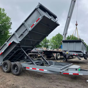 2024 TUFFDUMP 7x16 2ft 14k 7 Ton Dump <b>Trailer</b> D14K7162G Core Gear Pump Motor for Farm Agricultural <b>Tractors</b> High Safety - Product Image 1