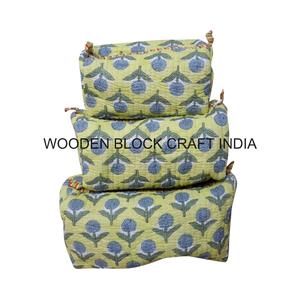 Custom Logo Waterproof Bohemian Tassel Zipper Closure Cotton Fabric Eco-Friendly Fashion Trend Travel Makeup Cosmetic - Product Image 5