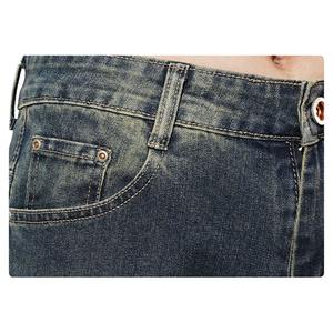 Jeans en denim extensible vintage sur mesure de qualité supérieure pour hommes, style streetwear, style urbain, bouton solide, service disponible - Product Image 4