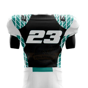 Conjunto de Uniforme de Fútbol Americano Personalizable de Alta Calidad con Mangas Cortas Transpirables 100% Poliéster para Equipos Nacionales - Product Image 5