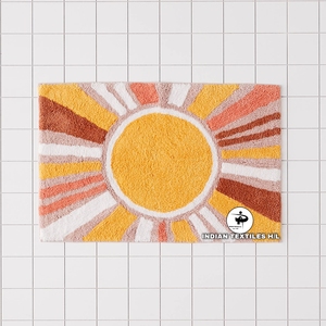 Tapis de bain CAFÉ personnalisés modernes Vente en gros Tapis de bain design à séchage rapide Coton fabriqué à la machine avec des couleurs tuftées Style moderne par ITHL - Product Image 3