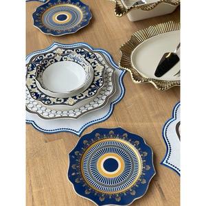 Set cena anello blu 38 pezzi per 6 persone - Product Image 3