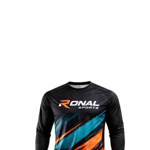 Impression personnalisée, jersey 100% polyester de qualité supérieure pour les vêtements de course automobile et de moto, équipe professionnelle de cyclisme - Product Image 2