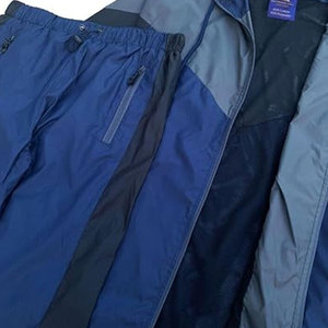 Conjunto de chándal de 2 piezas Chaqueta con cremallera y pantalones Traje de entrenamiento atlético Ropa de calle informal Traje de entrenamiento Servicio OEM disponible - Product Image 5