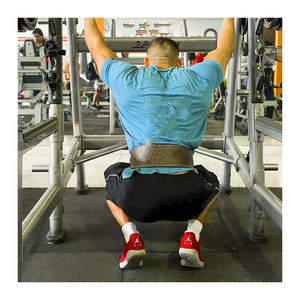 Cinturón de levantamiento de pesas para gimnasio de longitud personalizada de cuero genuino con hebilla de aleación de Pakistán con logotipo personalizado - Product Image 6