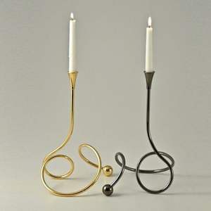 Meilleures ventes : Porte-bougie Serpent plaqué or de haute qualité, base métallique, luxe unique, personnalisable, fait main, pour la maison et les événements - Product Image 5