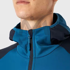 Chaqueta Softshell personalizada para hombre con logotipo a prueba de viento, impermeable, transpirable, ropa de trabajo al aire libre para senderismo, abrigo para equipo, uso de la empresa - Product Image 4