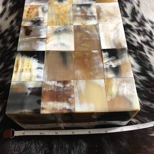 Horn Decorative Jewllwery <b>Box</b> Decorative Wooden <b>Box</b> for <b>Storage</b> and Jewellery for Gift From India Agate - Product Image 3