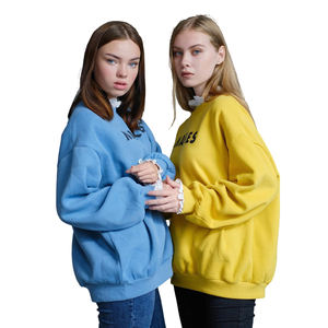 Sweat à capuche personnalisé élégant avec logo et épaules tombantes Sweat-shirt pour femmes design personnalisé Sweat-shirt à capuche unisexe surdimensionné avec épaules tombantes pour femme - Product Image 2