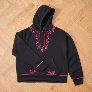 เสื้อฮู้ดดี้ผู้ชายผ้าฝ้ายคุณภาพสูง 100% ทรงหลวม พิมพ์ลายฤดูใบไม้ร่วง แขนยาว ปักลายเพชร แฟชั่นล่าสุด รับสกรีนโลโก้ตามสั่ง - Product Image 1