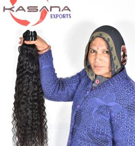 Venta al por mayor 100% Extensiones de Cabello Humano Natural Vietnamita Onda Profunda Cutícula Alineada Tejido Sin Procesar - Product Image 4