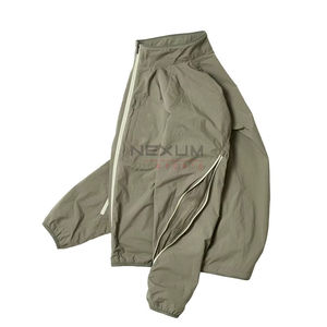 แจ็กเก็ตกันน้ำสำหรับผู้ชายเสื้อโค้ชแจ็คเก็ตมีฮู้ดแนวลำลองน้ำหนักเบา - Product Image 6