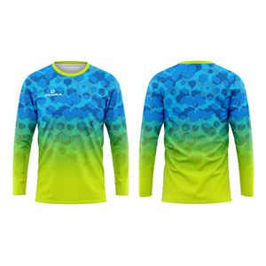 Jersey de Motocross para Hombre Adulto, Impresión Digital Personalizada, Paneles Laterales Elásticos en 4 Direcciones, Retardante de Llama, Transpirable, Spandex/Poliéster - Product Image 1