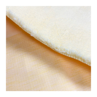 Tissu de rouleau de peinture pour brosse à rouleau Couleur jaune avec colle lourde Largeur du filament de polyester Longueur 15 mm Fabriqué en Thaïlande