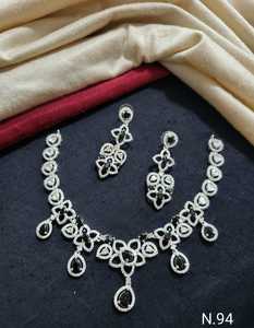 Collar de diamantes americano de moda, diseño de flores, conjunto de collar en forma de lágrima y conjuntos de pendientes, joyería de boda para novias, regalos de fiesta - Product Image 2