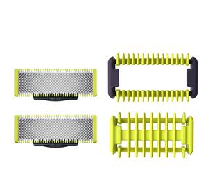 Lot de 5 lames de rechange à double tranchant en acier inoxydable compatibles avec tous les manches (Modèle 80732473) pour hommes et barbiers - Product Image 1