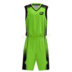Nouvel arrivage d'uniformes de basket-ball de qualité supérieure sur mesure pour adultes ensemble de maillots courts et courts avec nom d'équipe vierge vente en ligne - Product Image 2