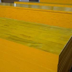 Contreplaqué de coffrage imperméable jaune, contreplaqué de coffrage, panneau triplé |   Panneau de coffrage en bois triplé 27x500x1970mm - Product Image 3
