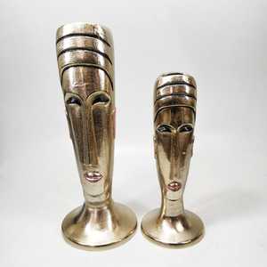 Escultura de cara humana decorativa para mesa, escultura abstracta moderna antigua para decoraciones del hogar - Product Image 3