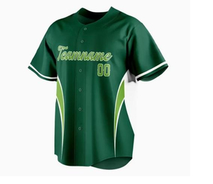 Camiseta de béisbol con cuello en V personalizada barata para hombre, uniforme de equipo personalizado con impresión por sublimación y letras bordadas, Camiseta deportiva de Softbol - Product Image 1