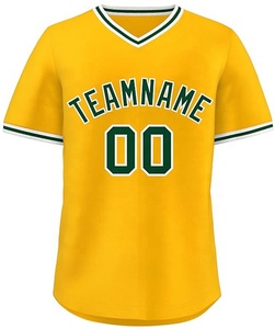 Venta al por mayor personalizado de alta calidad de secado rápido Jersey de béisbol nuevo diseño transpirable ropa deportiva conjunto - Product Image 6