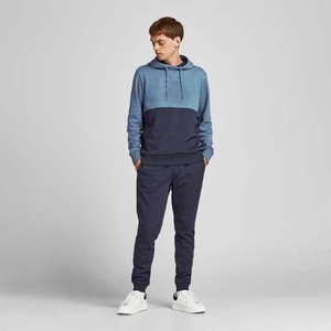 Chándal de invierno con capucha personalizado de alta calidad para hombre, ropa deportiva de compresión para correr, gimnasio, Fitness, conjuntos de 2 uds, ropa de entrenamiento con contraste - Product Image 2