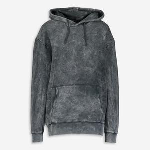 Hot Sale OEM Mens Oversized 100% Cotton Pullover Acid Wash Vintage Hoodie Screen Print <b>Spray</b> Color Sun Faded Hoodie Breathable - Product Image 6