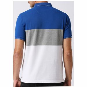 เสื้อโปโลเข้ารูปแบบลำลองของผู้ชายเสื้อถักระบายอากาศได้ดีใส่โลโก้ได้ตามต้องการ2025 - Product Image 2