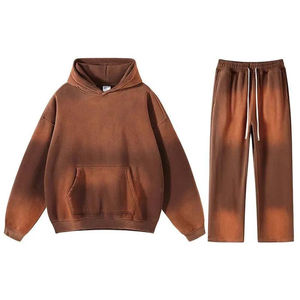 Survêtement de fitness pour femme à capuche de haute qualité, respirant, tendance, en polaire coton polyester imprimé, personnalisable pour l'hiver - Product Image 1