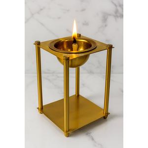 Diya de latón de lujo para Diwali, decoración de oficina en casa, Diwali Diya moderno, recién llegado, Diya de latón - Product Image 1