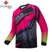 Nouvelle Collection – Ensemble Maillot et Short de Course Haute Performance pour Motocross, BMX, VTT et Quad – Tissu Respirant Uni – Vente en Gros