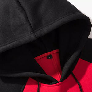 เสื้อมีฮู้ดพิมพ์ลายนูนผ้าฝ้าย100% มีฮู้ดผ้าเกล็ดปลาขนาดใหญ่พิมพ์โลโก้ได้ตามต้องการ - Product Image 3