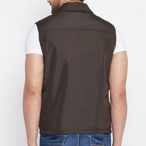 Chaleco Bomber Softshell transpirable informal diseñado en fábrica para hombres Buena calidad Tamaño regular Ropa de calle Precio razonable - Product Image 4