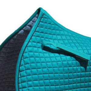 Almohadilla de salto de gamuza premium con acabado anti-fricción y tacto suave para equitación, con diseño de alta holgura para la zona del cabestro. - Product Image 3