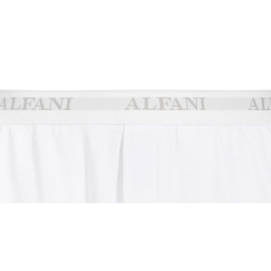 Alfani Confezione da 5 Boxer da Uomo in Misto Cotone a Vita Media Traspiranti e Freschi con Motivo 3D Bianchi Taglia Large/XL - Product Image 2