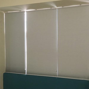 Honeycomb Cellular Blind Polyester <b>Light</b> Filtering Dual Layer Ceiling Installation for Casement Window Ladder <b>Rope</b> Format - Product Image 3