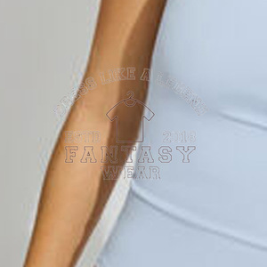FANTASY WEAR OEM - Camiseta sin Mangas de Algodón Elástico para Mujer, de Alta Calidad y Duradera, Camiseta Básica de Moda con Diseño y Logotipo Personalizados - Product Image 4