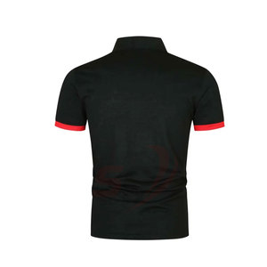 Camiseta de Polo de algodón 100% de alta calidad para hombre, logotipo personalizado, diseño liso, ropa informal de talla grande OEM, patrón sólido de punto - Product Image 6