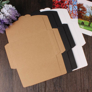 16*10.5*0.5cm Blanc Noir Blanc Kraft Papier Enveloppe Cartes Postales Carte de Voeux Photo Emballage Boîtes - Product Image 5