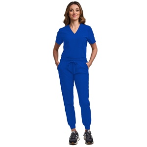 Nouveaux uniformes médicaux en denim à manches courtes pour hôpital, spa et clinique dentaire, blouses médicales, tenues pour infirmières vétérinaires, tenue de toilettage pour animaux de compagnie - Product Image 3
