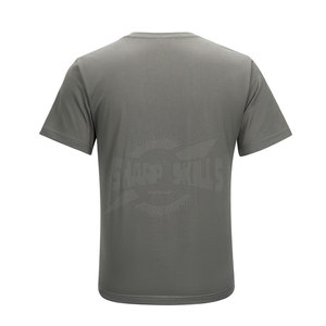 เสื้อยืดคอกลมสำหรับผู้ชายผ้าคอตตอน/ผ้าโพลีเอสเตอร์แห้งเร็วระบายอากาศได้ดีทำจากโรงงานที่มีน้ำหนักเบา - Product Image 2