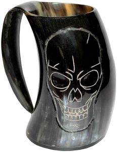 Apex Align Tasse à boire en corne de buffle naturelle Design unique pour la maison Restaurant Hôtel et fête Utilisation Artisanat naturel de qualité - Product Image 4