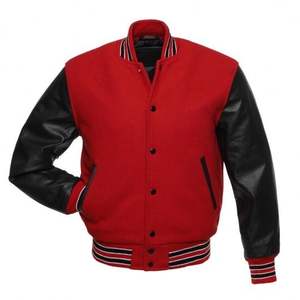 Veste universitaire personnalisée pour hommes High Street American Streetwear Pas cher Blanc Letterman CollegeBaseballjacket pour hommes Livraison DDP - Product Image 4