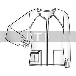 Uniformes quirúrgicos de manga larga de alta calidad Diseño de enfermería Scrub Tops - Product Image 6