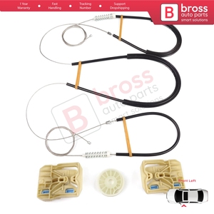 ชุดซ่อมมอเตอร์กระจกไฟฟ้าด้านหน้าซ้าย รุ่น BWR5168 สำหรับ A4 S4 B8 8K 8KH 8K5 8K2 ปี 2008-2015 4/5 ประตู 8K0837461 - Product Image 2